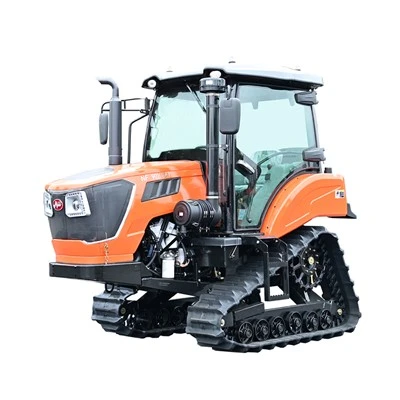 Gumový pásový traktor o výkonu 90 HP